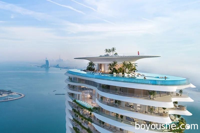 新地标!迪拜棕榈岛将新建一座71层的超豪华住宅楼