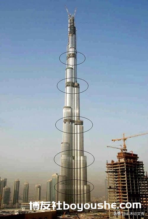 世界最高建筑迪拜哈利法塔结构设计,绝无仅有